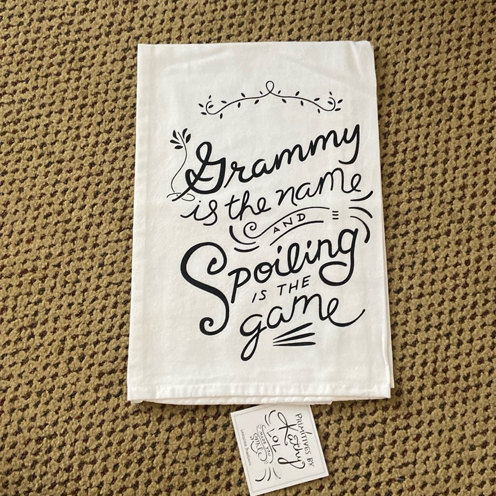 Brand New with tags Grammy Kitchen towel